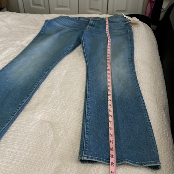 NWT, Mother,  Outsider Sneak Jeans Nice - Picture 6 of 13